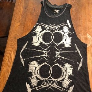 Punk Drums Cutoff Arm T-shirt